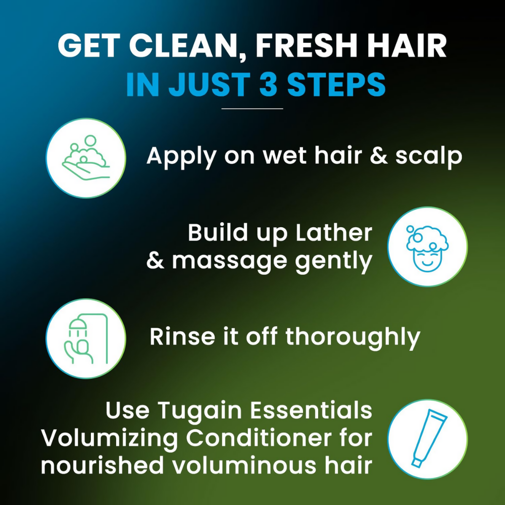 Tugain Essentials Hair Fall Control Shampoo  Grab2Buy Tugain Essentials Grab2Buy