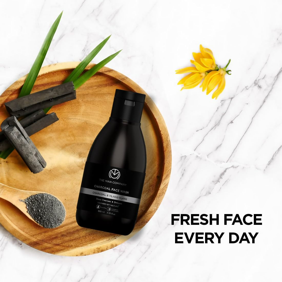The Man Company Activated Charcoal Face Wash For Men  Grab2Buy The Man Company Grab2Buy