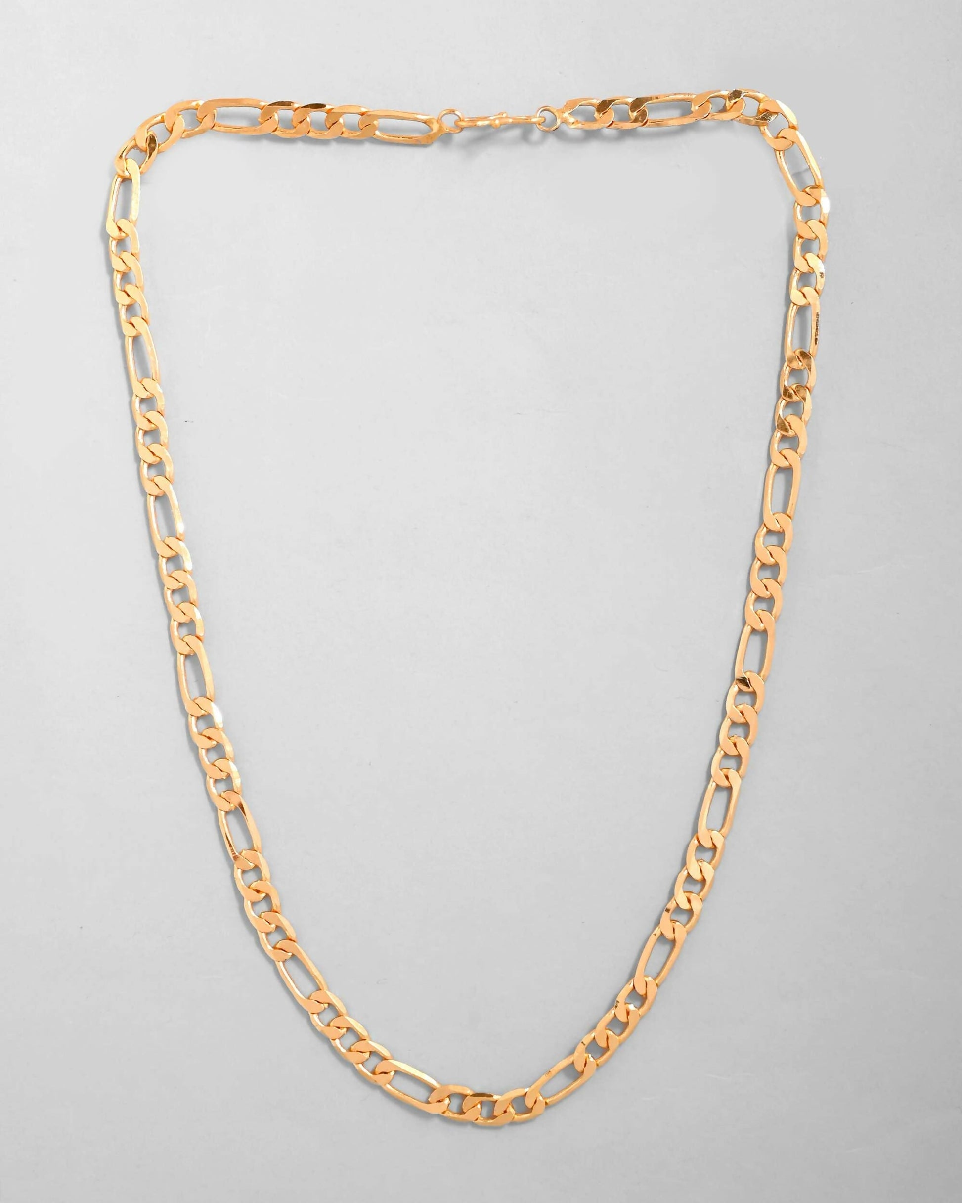VOJ Gold-Polished Designer Chain For Men 