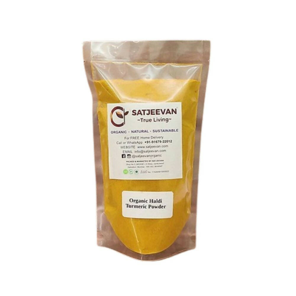 Satjeevan Organic Haldi Turmeric Powder - Grab2buy