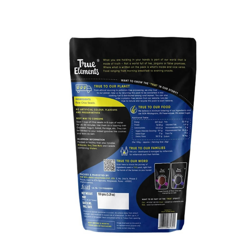 True Elements Raw Chia Seeds  Grab2Buy True Elements Grab2Buy