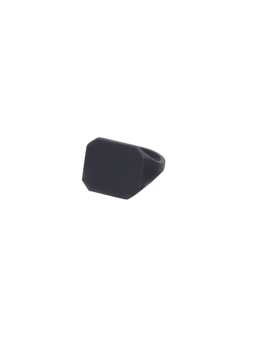 NVR Men's Set of 2 Black Rhodium-Plated Finger Ring - Grab2buy