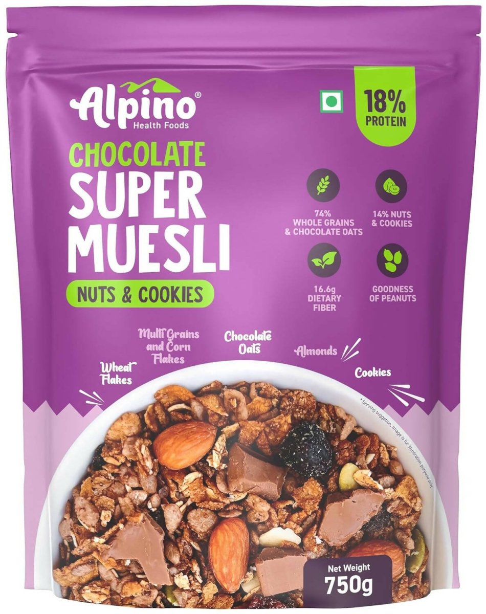 Alpino Chocolate Super Muesli Nuts & Cookies - Grab2buy