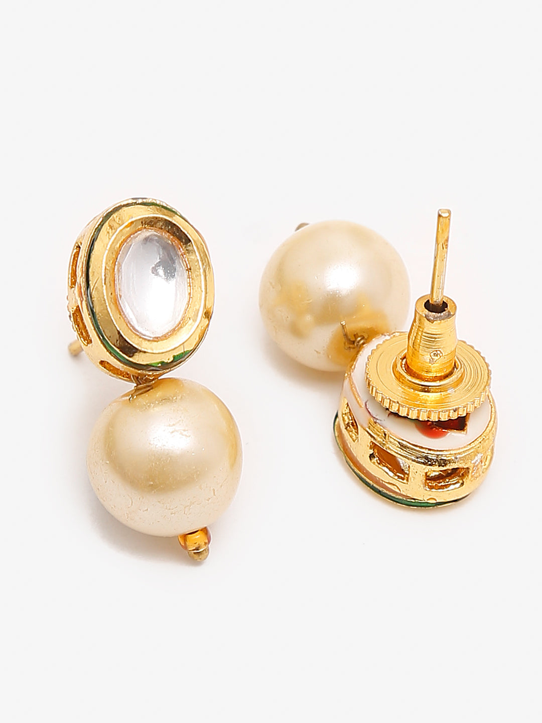 Red Black Multi Layered Onyx Neckpiece With Kundan Studs - Ruby Raang - Grab2buy