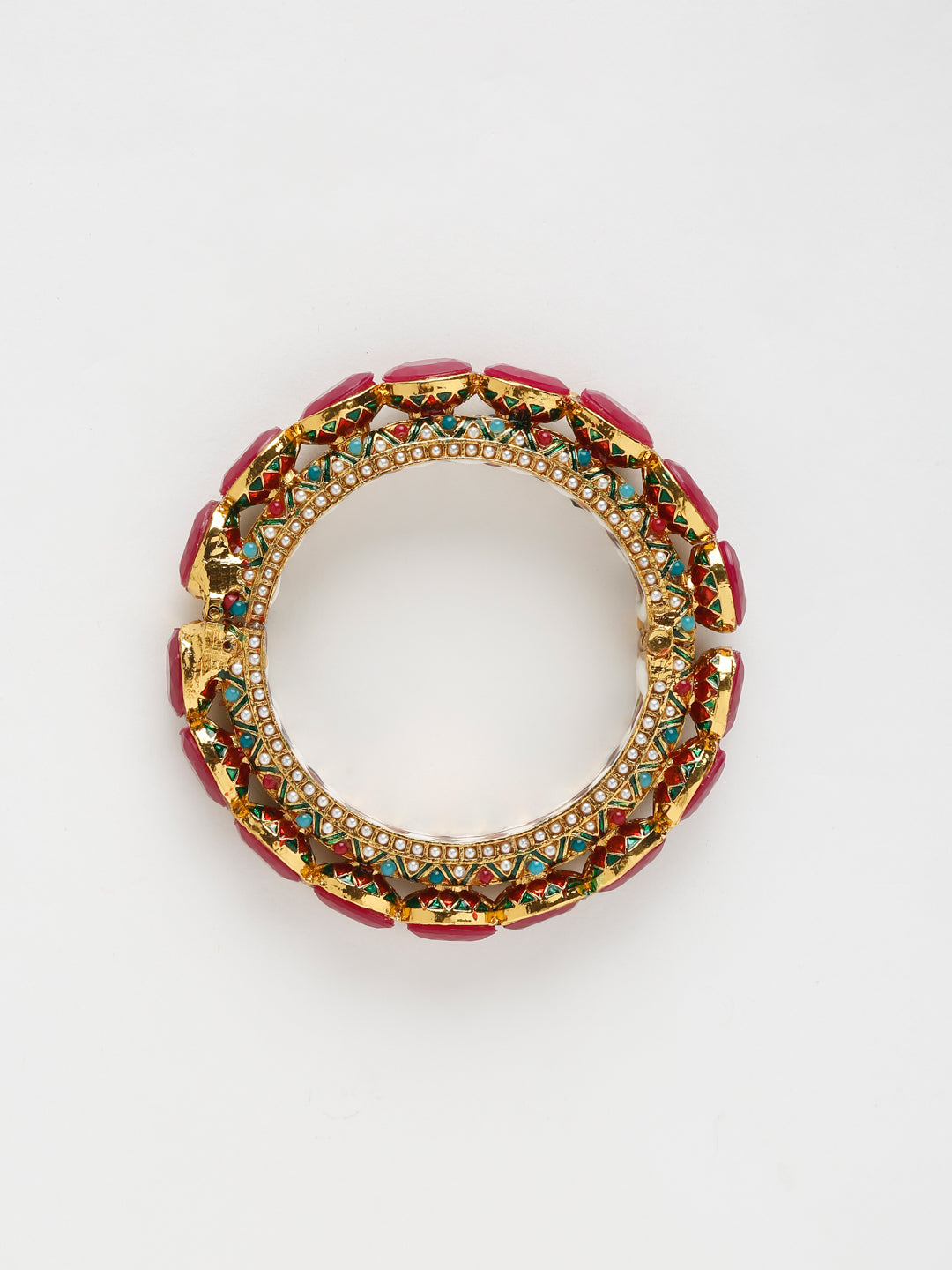 Single Multi Embellished Bangle - Ruby Raang - Grab2buy