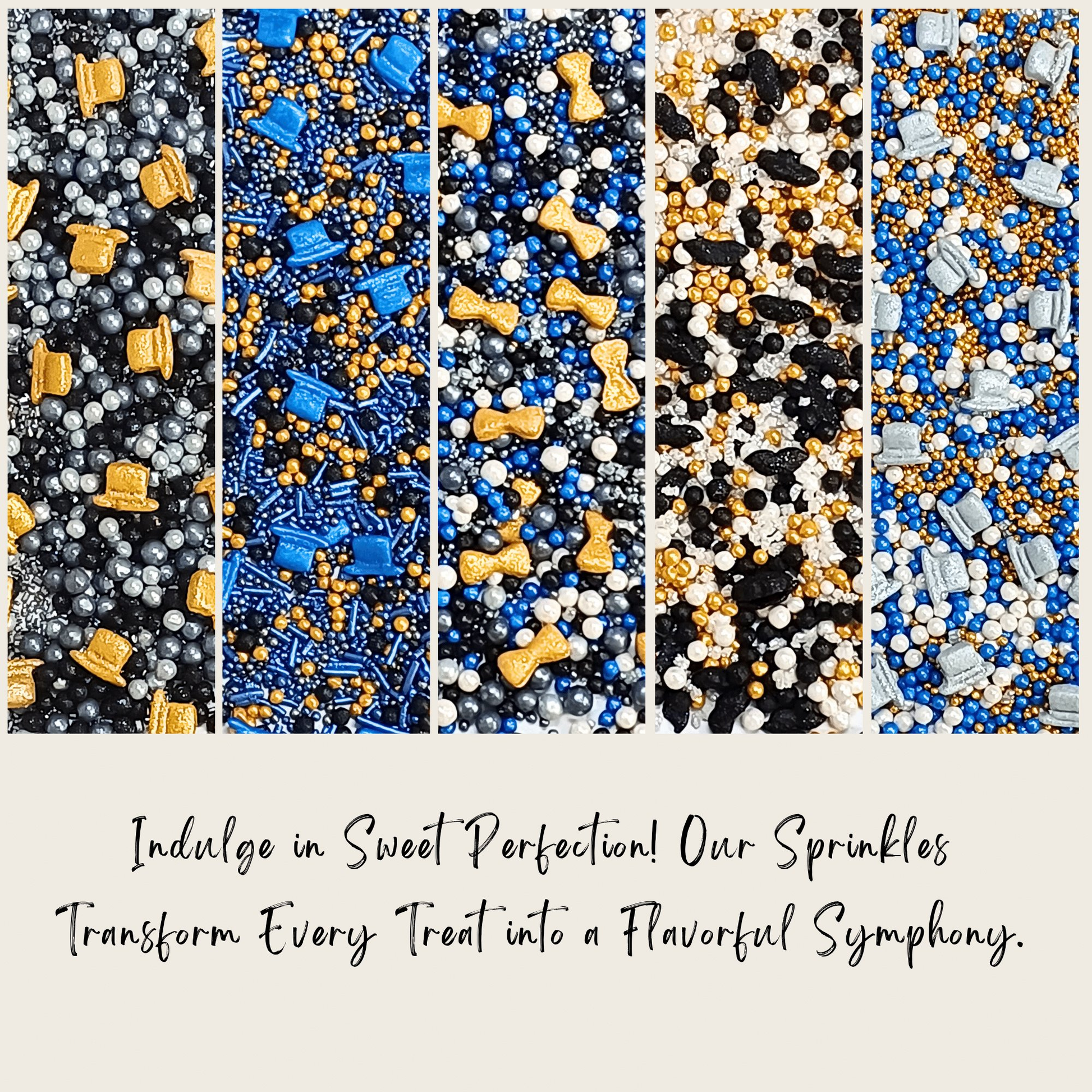 Confect Black, Blue & White | (03) Father's Day Sprinkles