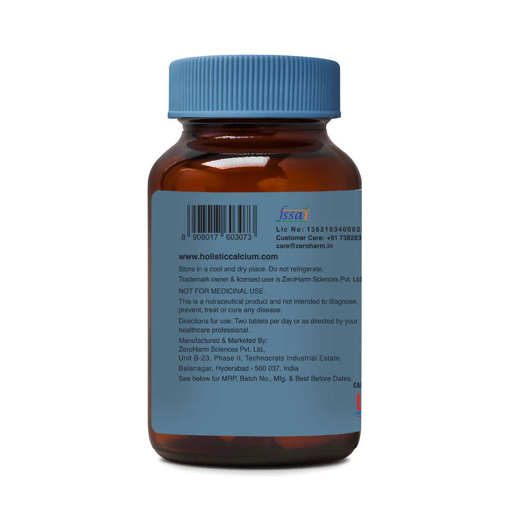 Zeroharm Holistic Calcium + Ashwagandha Tablets 