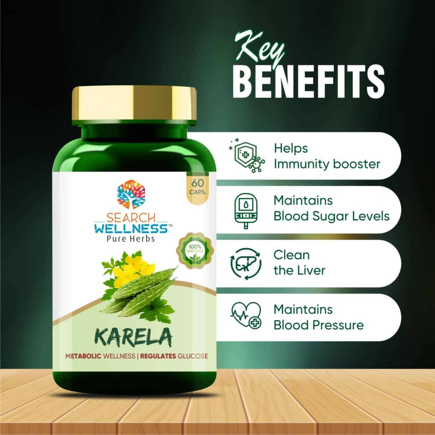 Search Wellness Karela Capsules - Grab2buy