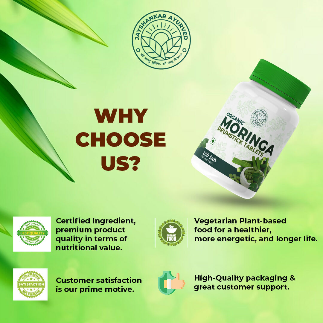 Jayshankar Ayurved Moringa Drumstick Tablets 