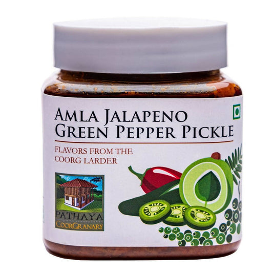 Ainmane Amla Jalapenos & Green Pepper Pickle - Grab2buy