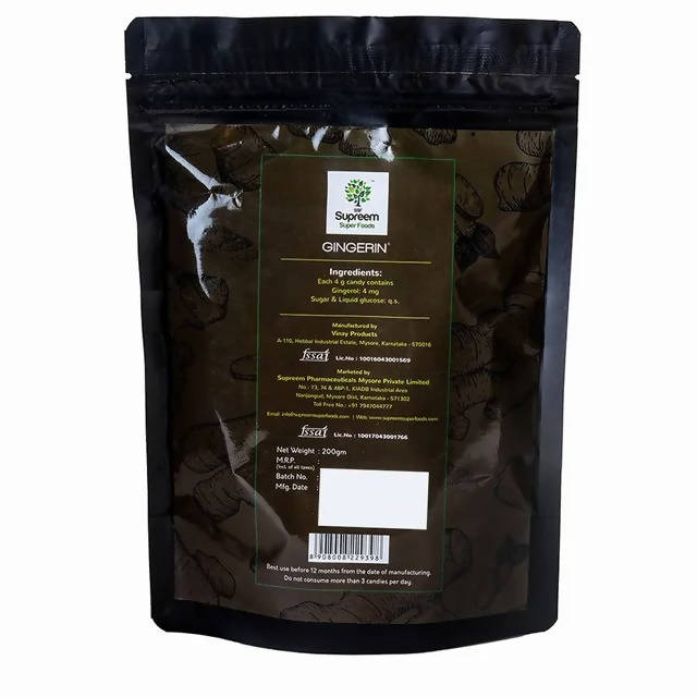 Supreem Super Foods Gingerin Candy