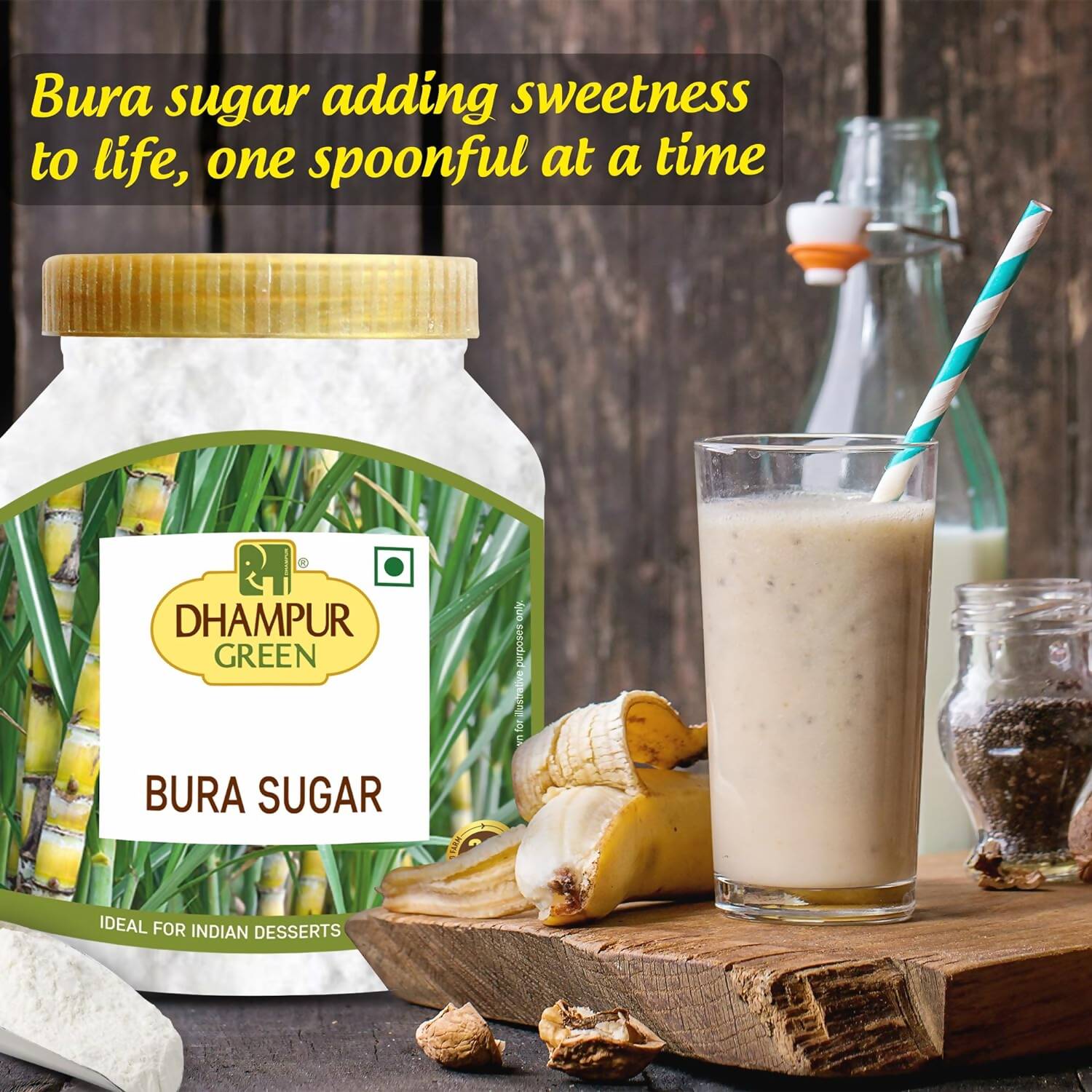 Dhampur Green Bura Sugar 