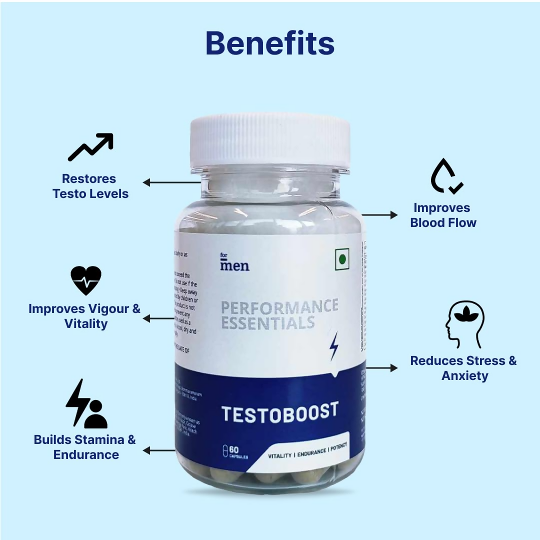 ForMen Testoboost Performance Essentials Capsules - Grab2buy