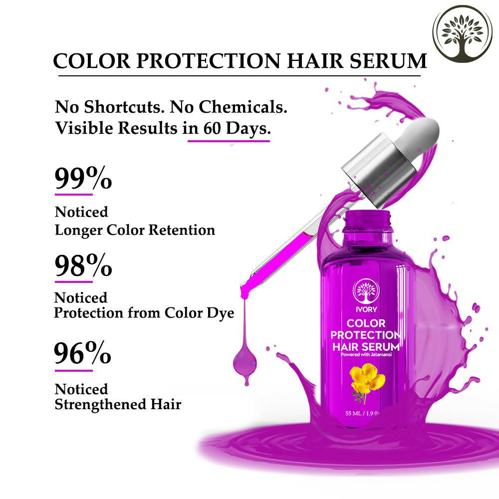 Ivory Natural Color Protection Hair Serum Potent Serum To Protect Your Hair | Swadesiicart