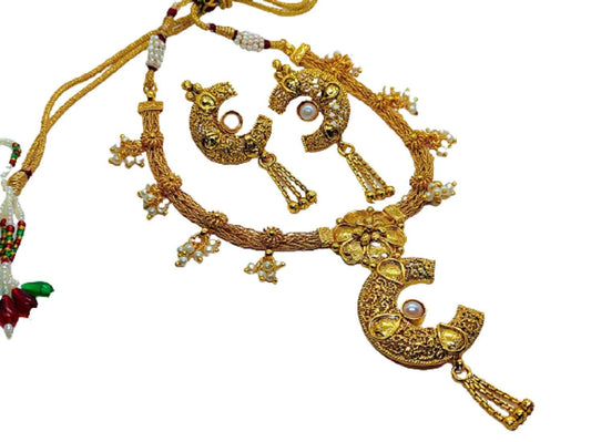 Kemp Designer White Necklace Set