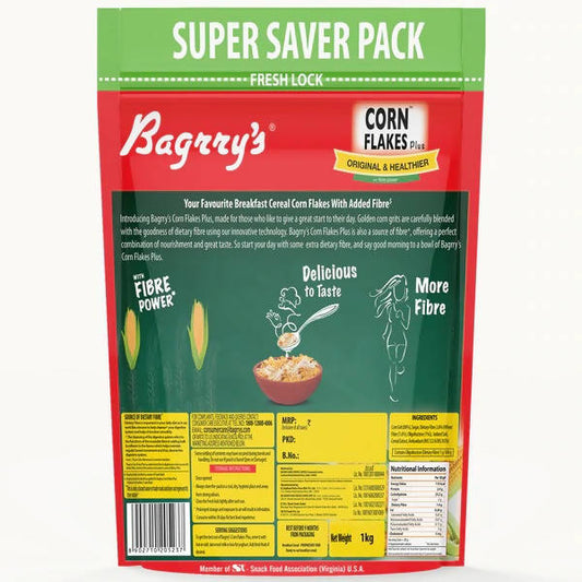 Bagrry's Corn Flakes Plus - Original and Healthier - Grab2buy