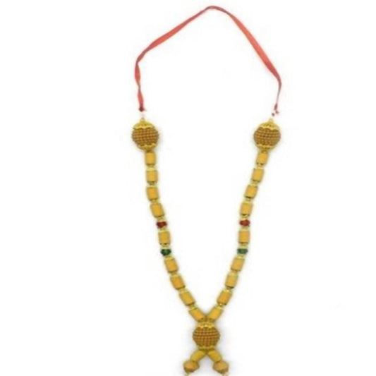 Puja N Pujari Multi Color Pearls Garland For God Idols 
