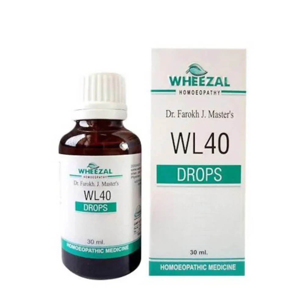 Wheezal Homeopathy WL 40 Drops 