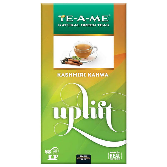 TE-A-ME Uplift Kashmiri Kahwa Natural Green Tea Bags - Grab2buy