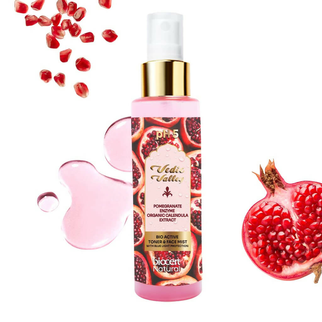 Vedic Valley Face Mist & Toner With Blue Light Filters Pomegranate  Grab2Buy Vedic Valley Grab2Buy