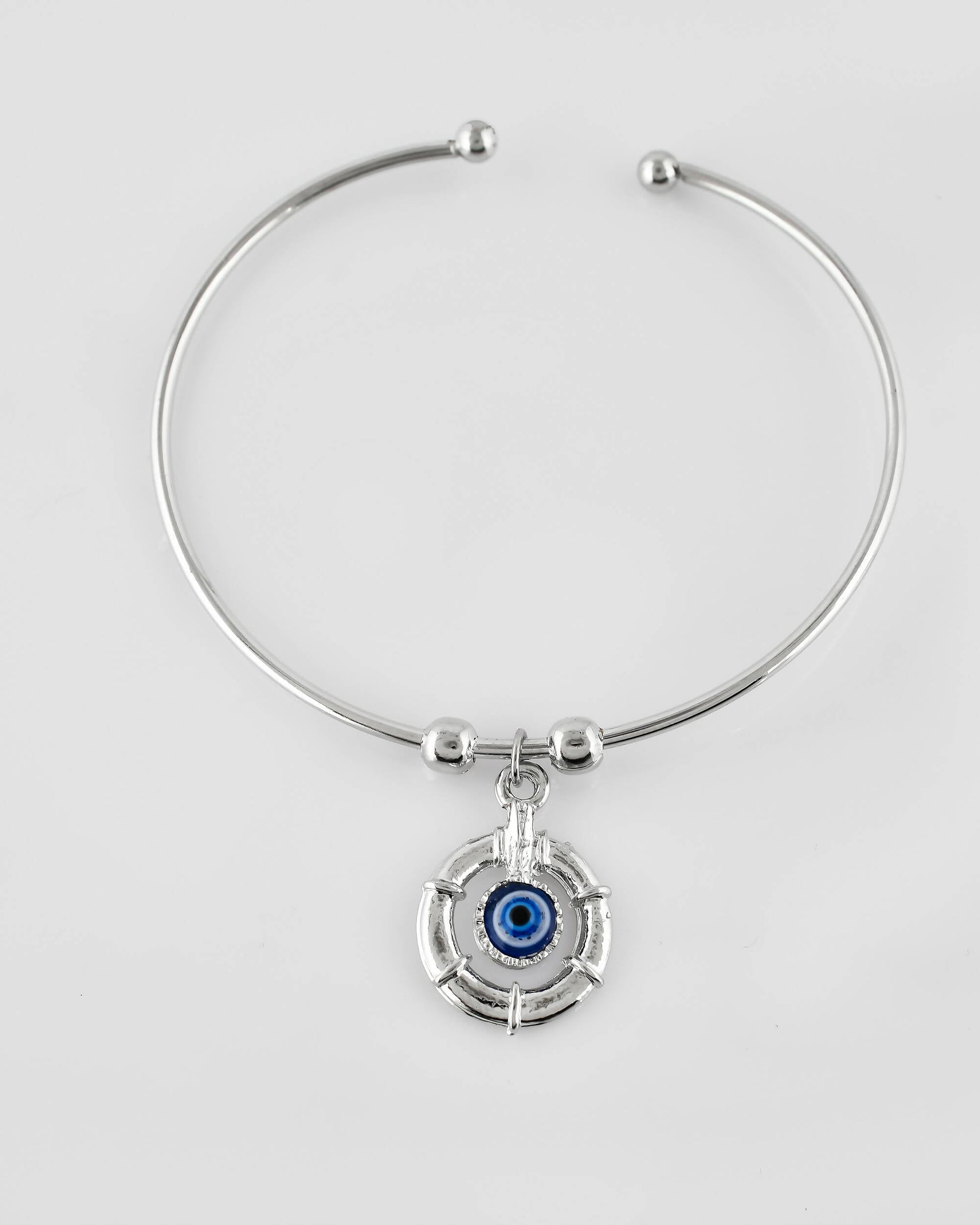 VOJ Stainless Steel Beads Silver Bracelet - Grab2buy