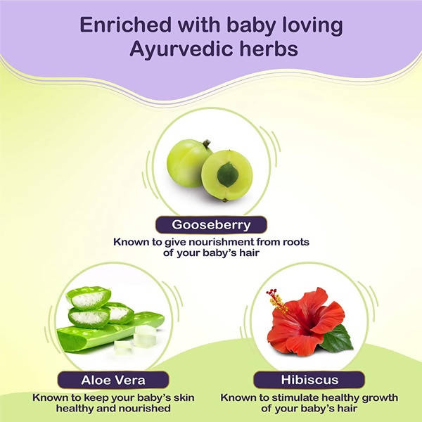 Dabur Baby Gentle Nourishing Shampoo uses