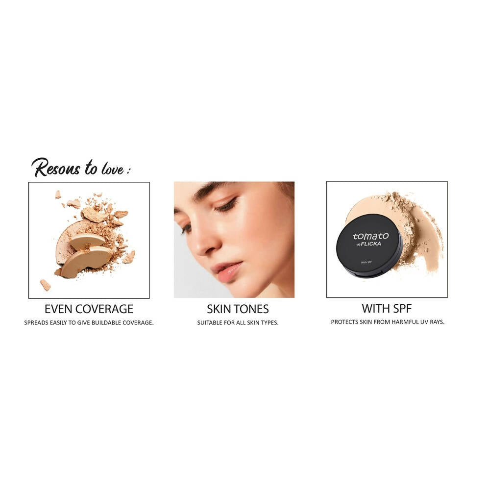 Flicka Tomato By Flicka Compact - Caramel 