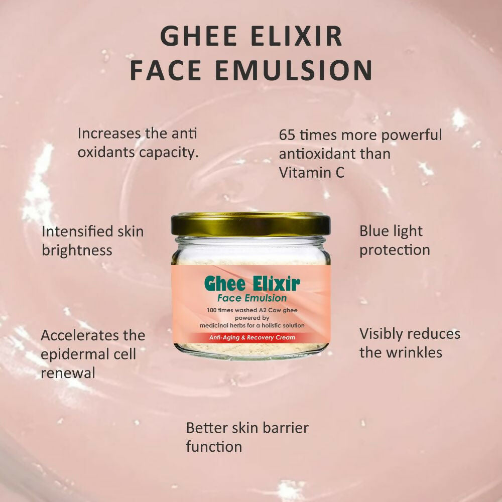 Beauty Secrets Ghee Elixir Ayurvedic Night Cream for Face infused with Collagen | Repair, Restore and Revive Naturally | Anti Aging Moisturizer  Grab2Buy Beauty Secrets Grab2Buy