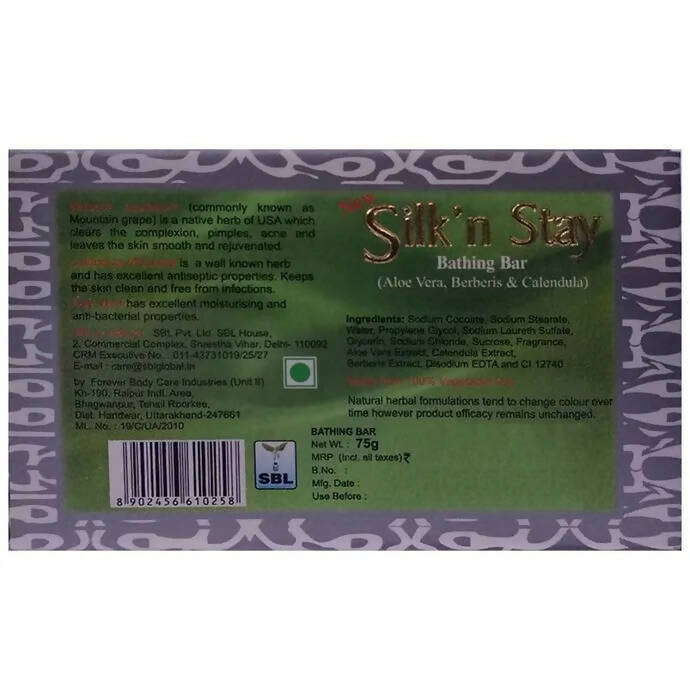 SBL Homeopathy New Silk N Stay Bathing Bar - Grab2buy