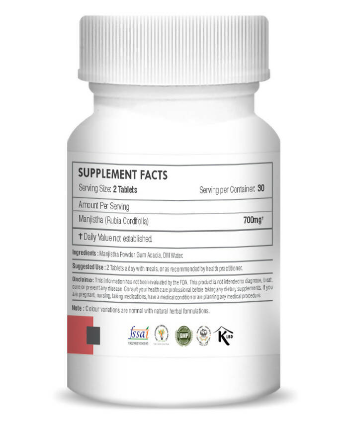 H&C Herbal Manjistha Tablets 