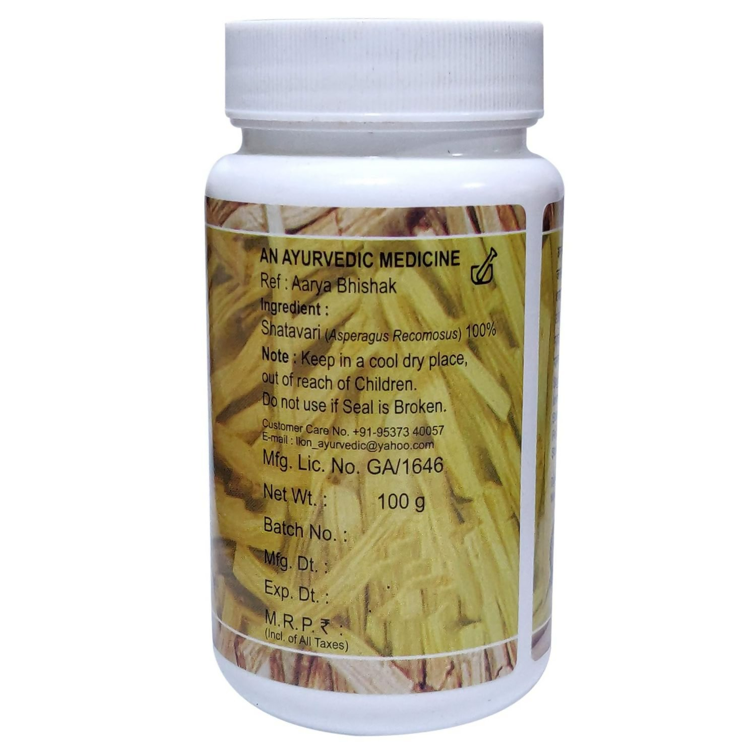 Lion Ayurveda Shatavari Churna 