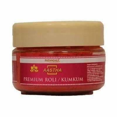 Patanjali Aastha Premium Roli / Kumkum (25 gm) - Grab2buy