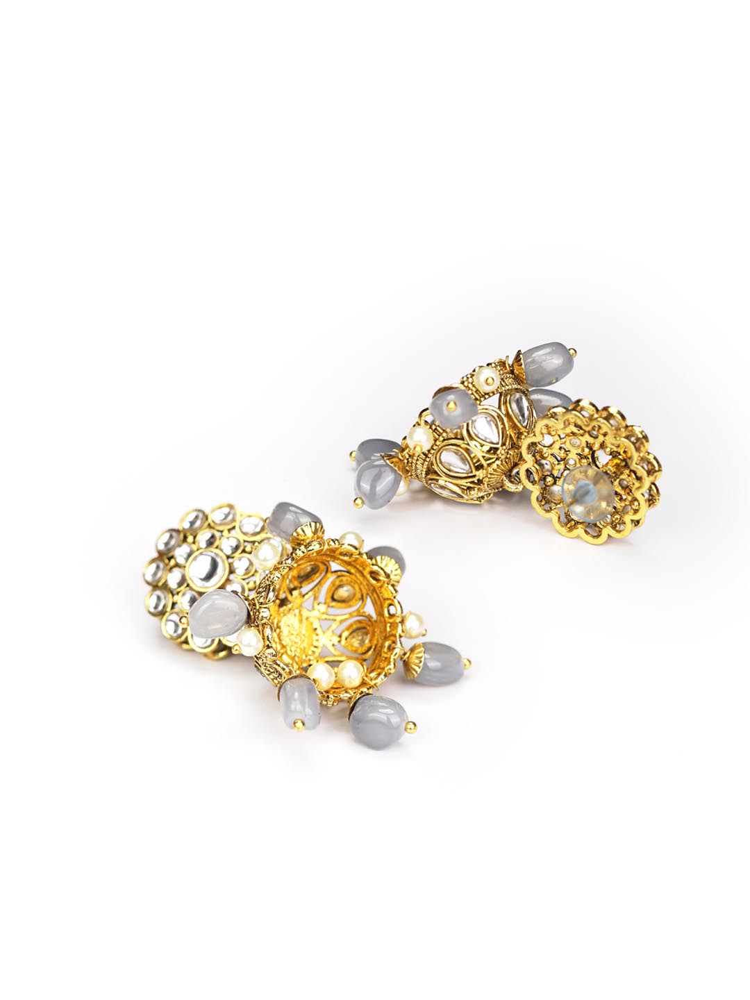 Priyaasi Women Kundan Gold Plated Jewellery Set with MaangTikka - Grab2buy