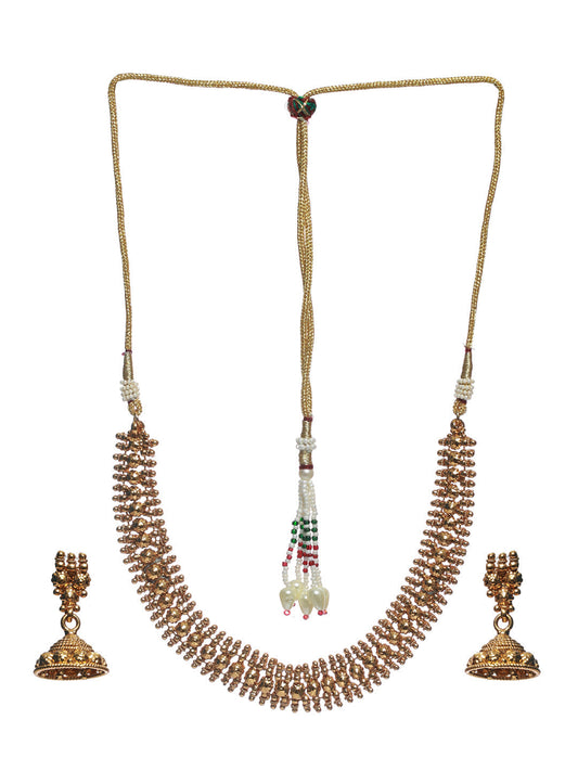 Priyaasi Women Traditional Gold Plated Jewellery Set - Grab2buy