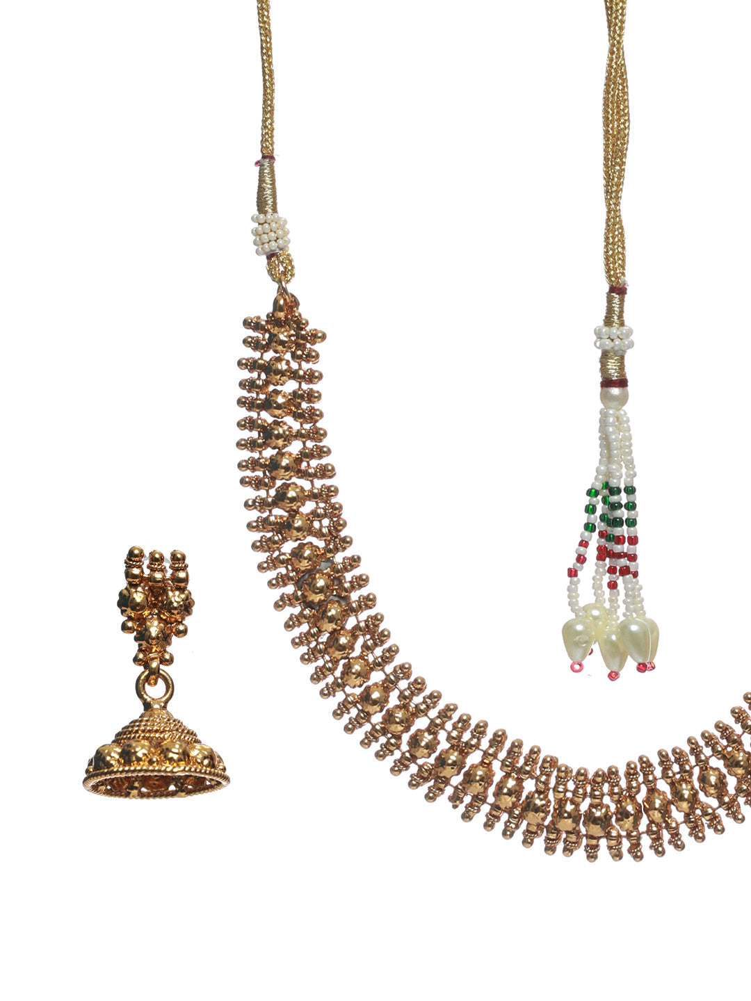 Priyaasi Women Traditional Gold Plated Jewellery Set - Grab2buy