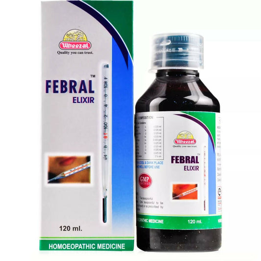 Wheezal Homeopathy Febral Elixir Syrup - Grab2buy