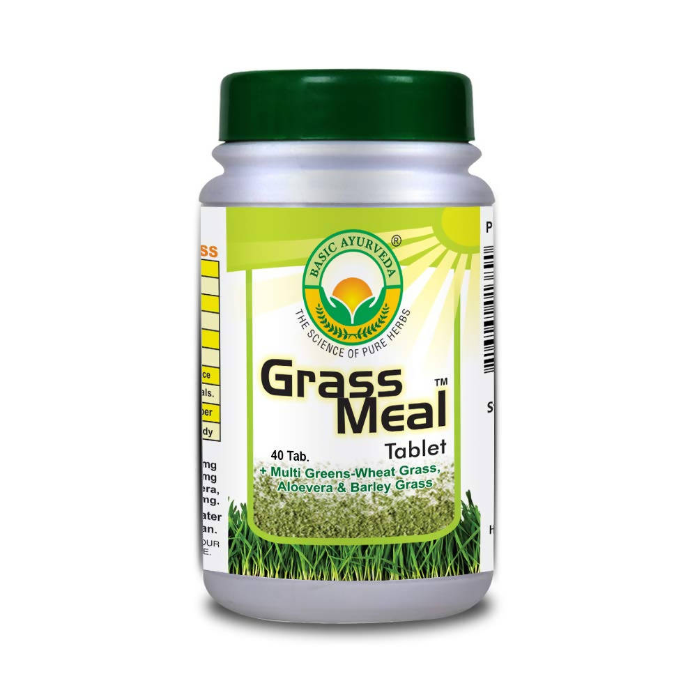 Basic Ayurveda Grass Meal Tablets  Grab2Buy Basic Ayurveda Grab2Buy