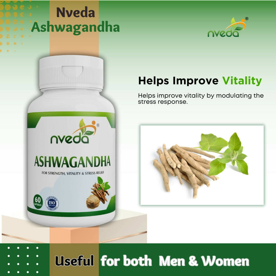 Nveda Ashwagandha Capsules - Grab2buy