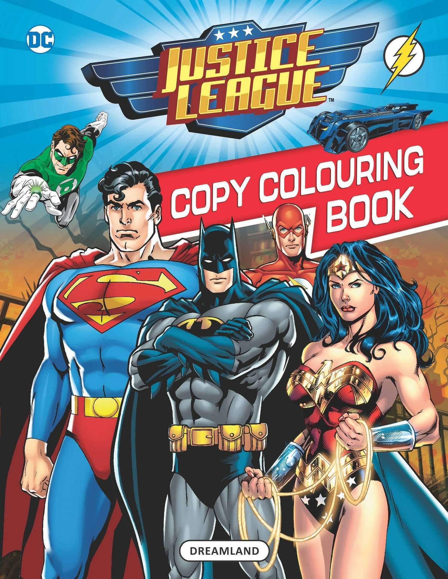 Dreamland Justice League Copy Colouring Book : Children Drawing, Painting & Colouring Book