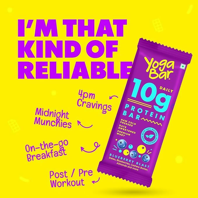 Yoga Bar Protein Bar - Blueberry Blast  Grab2Buy Yoga Bar Grab2Buy