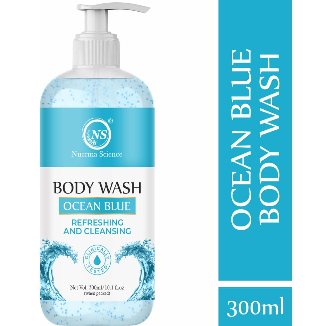 Nuerma Science Ocean Blue Body Wash | For Refreshing & Cleansing Body