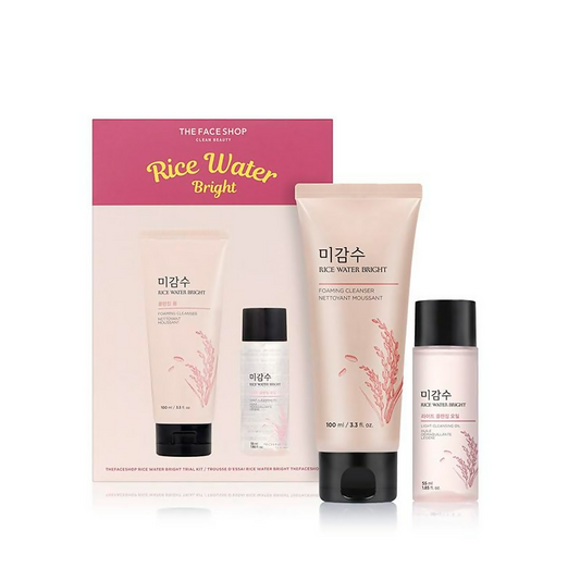 The Face Shop 2 Step Rice Water Bright Kit  Grab2Buy The Face Shop Grab2Buy