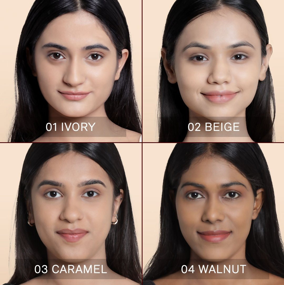 Flicka Cosmetics Tomato Liquid Foundation With Spf Long Lasting Lightweight All Skin Types - Caramel
