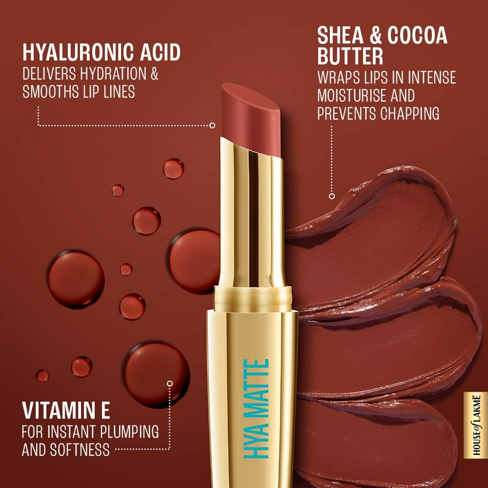 Lakme 9to5 Hya Matte Lipstick - Sangria Sunday