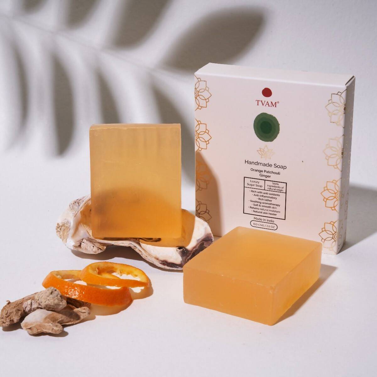 Tvam Handmade Soap – Orange Patchouli Ginger  Grab2Buy Tvam Naturals Grab2Buy