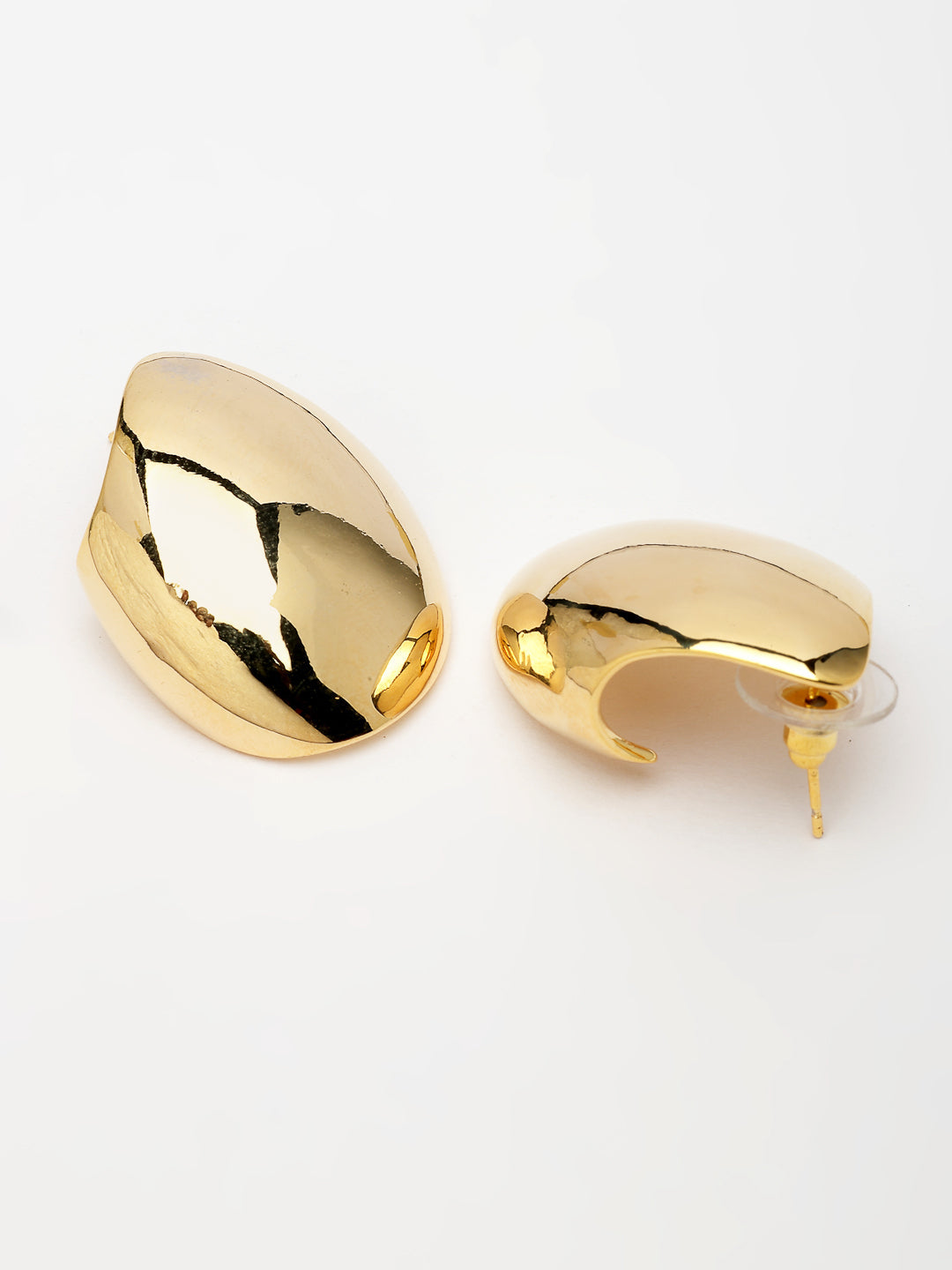 NVR Women's Gold-Polished Contemporary Drop Earrings NR Retail-NVR