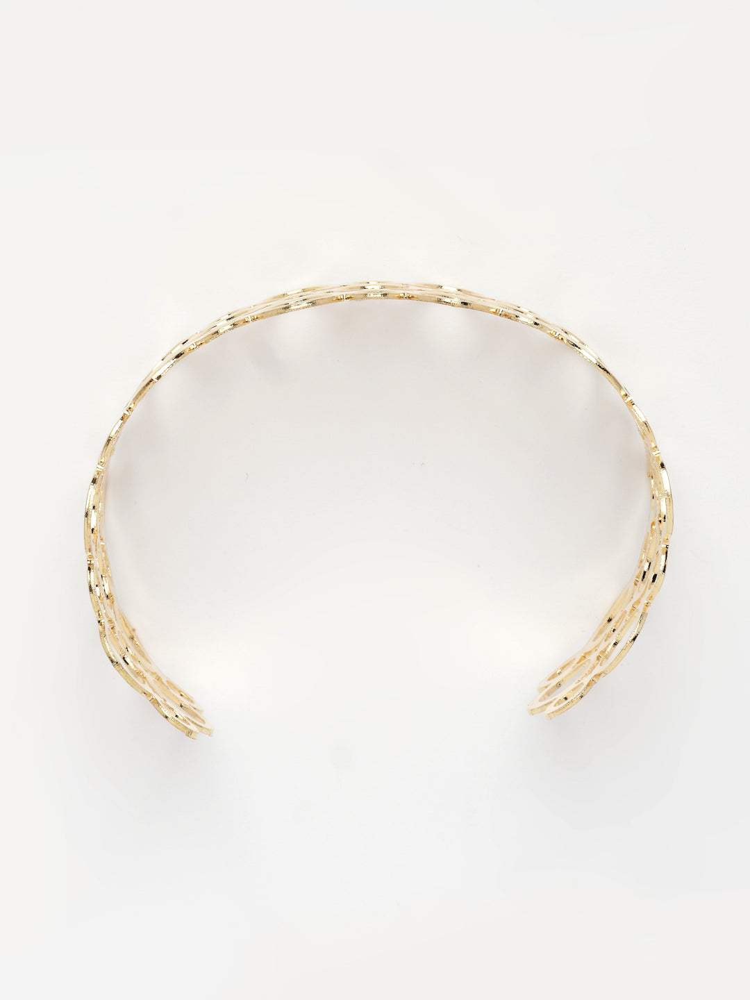 NVR Women's Gold-Polished Cuff Bracelet