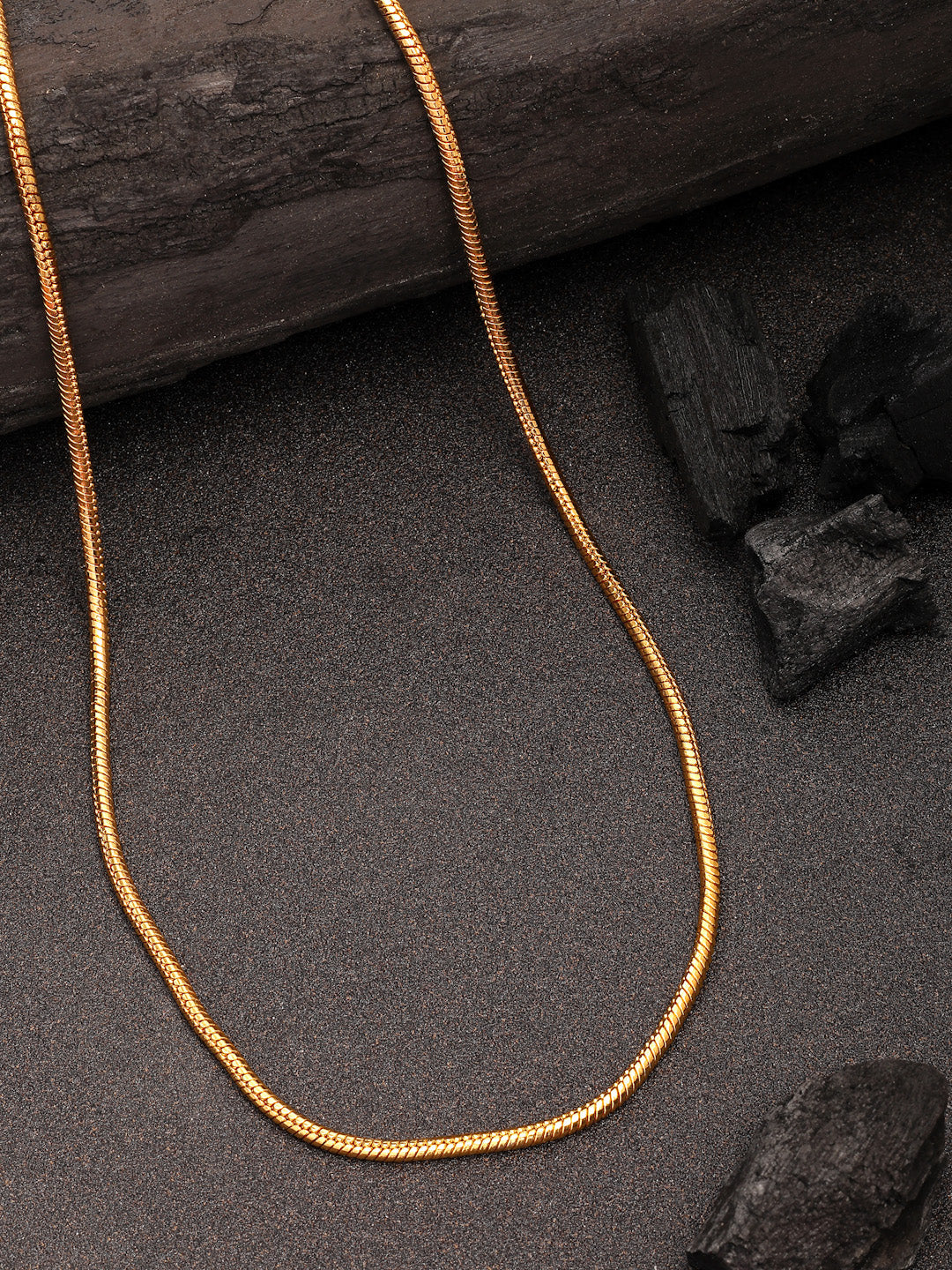 NVR Women's Gold-Polished Minimal Chain
