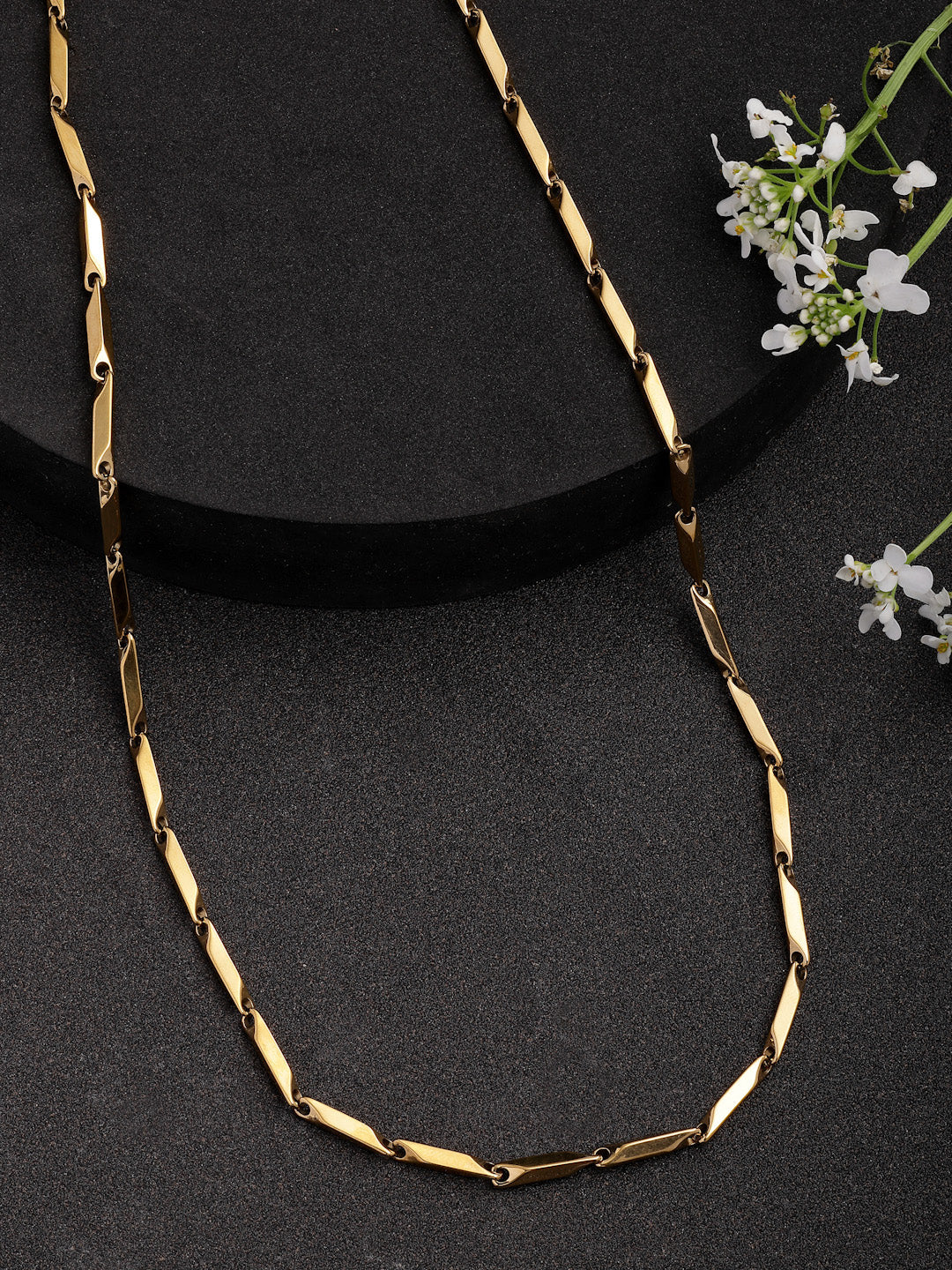 NVR Men Set of 3 Stainless Steel Stylish Chain 