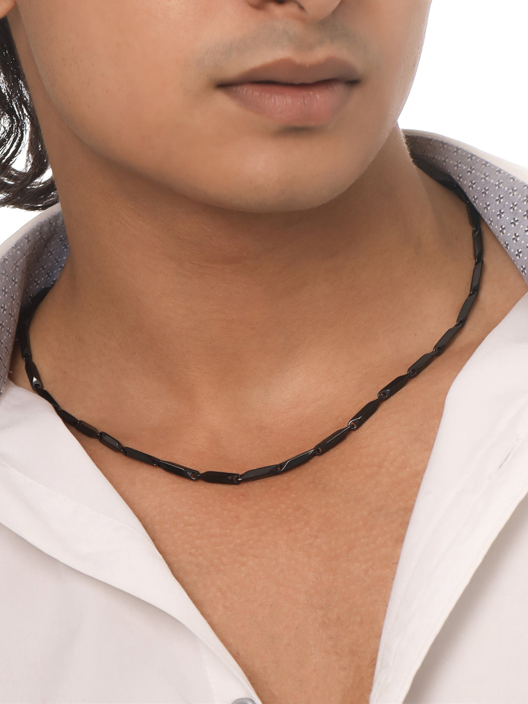 NVR Men Set of 3 Stainless Steel Stylish Chain 